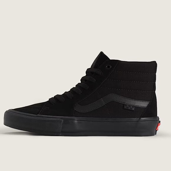 NWOB vans | Sk8-Hi Skate Shoe - Black Monochrome | Unisex W 7.5/M 6 - Picture 4 of 11
